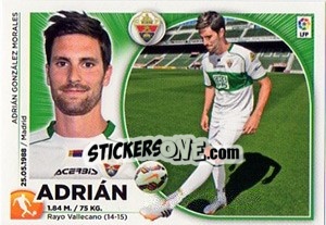 Sticker Adrian (11) - Liga Spagnola 2014-2015 n. 251 - Colecciones ESTE