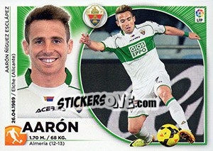Sticker Aaron (13) - Liga Spagnola 2014-2015 - Colecciones ESTE
