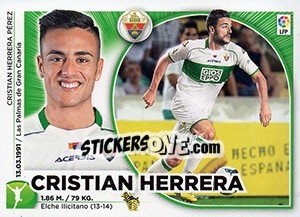 Sticker Cristian Herrera (17) - Liga Spagnola 2014-2015 n. 257 - Colecciones ESTE