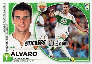 Sticker Álvaro (19) - Liga Spagnola 2014-2015 n. 259 - Colecciones ESTE