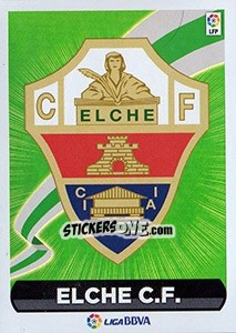 Sticker Escudo Elche (23) - Liga Spagnola 2014-2015 n. 263 - Colecciones ESTE