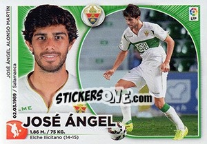 Sticker José Ángel (9 BIS) - Liga Spagnola 2014-2015 - Colecciones ESTE