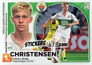 Sticker Christensen (10 BIS) - Liga Spagnola 2014-2015 n. 268 - Colecciones ESTE