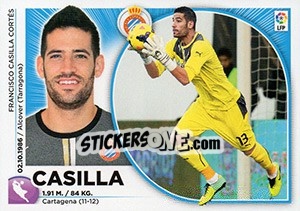 Cromo Casilla (1) - Liga Spagnola 2014-2015 - Colecciones ESTE