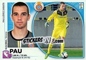 Sticker Pau (2) - Liga Spagnola 2014-2015 n. 272 - Colecciones ESTE