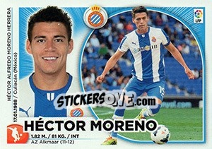 Sticker Hector Moreno (5) - Liga Spagnola 2014-2015 n. 275 - Colecciones ESTE