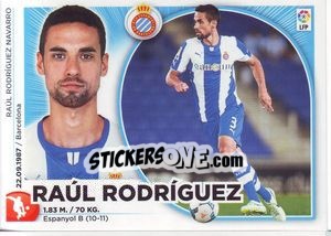 Sticker Raul Rodriguez (7) - Liga Spagnola 2014-2015 n. 277 - Colecciones ESTE