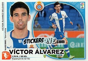 Sticker Victor Alvarez (9) - Liga Spagnola 2014-2015 n. 279 - Colecciones ESTE
