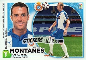 Sticker Montanes (18) - Liga Spagnola 2014-2015 n. 288 - Colecciones ESTE