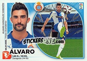 Sticker Alvaro (19) - Liga Spagnola 2014-2015 n. 289 - Colecciones ESTE