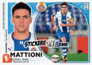 Sticker Mattioni (20) - Liga Spagnola 2014-2015 - Colecciones ESTE
