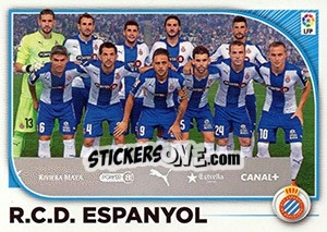 Cromo Espanyol Equipo (21) - Liga Spagnola 2014-2015 - Colecciones ESTE