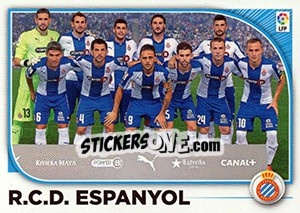 Sticker Espanyol Equipo (21) - Liga Spagnola 2014-2015 n. 291 - Colecciones ESTE