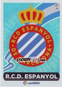 Cromo Escudo RCD Espanyol (23) - Liga Spagnola 2014-2015 - Colecciones ESTE