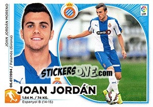 Sticker Joan Jordán (10 BIS) - Liga Spagnola 2014-2015 - Colecciones ESTE