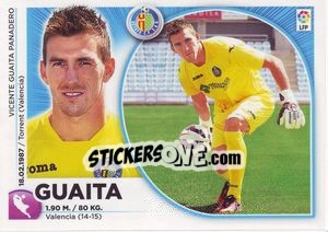 Sticker Guaita (1) - Liga Spagnola 2014-2015 - Colecciones ESTE