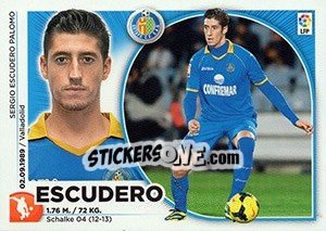 Sticker Escudero (8) - Liga Spagnola 2014-2015 - Colecciones ESTE