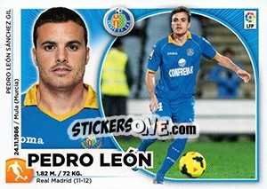 Sticker Pedro Leon (11) - Liga Spagnola 2014-2015 n. 311 - Colecciones ESTE