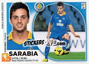 Sticker Sarabia (14) - Liga Spagnola 2014-2015 n. 314 - Colecciones ESTE