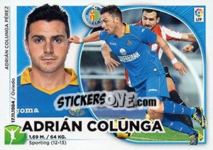 Sticker Adrian Colunga (17) - Liga Spagnola 2014-2015 n. 317 - Colecciones ESTE