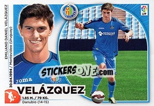 Sticker Velázquez (20) - Liga Spagnola 2014-2015 - Colecciones ESTE