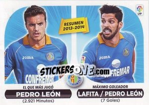 Sticker Resumen Getafe (24) - Liga Spagnola 2014-2015 n. 324 - Colecciones ESTE