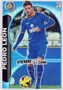 Sticker Atencion A Getafe (25) Pedro Leon - Liga Spagnola 2014-2015 n. 325 - Colecciones ESTE