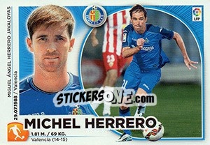 Sticker Michel Herrero (16 BIS) - Liga Spagnola 2014-2015 - Colecciones ESTE