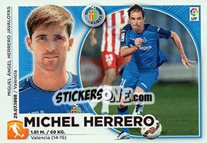 Sticker Michel Herrero (16 BIS) - Liga Spagnola 2014-2015 n. 328 - Colecciones ESTE