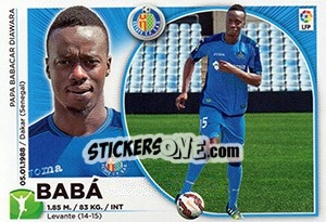 Sticker Babá (17 BIS) - Liga Spagnola 2014-2015 - Colecciones ESTE