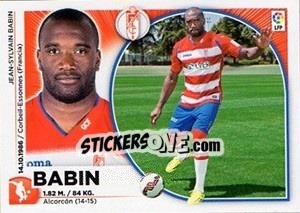 Sticker Babin (6) - Liga Spagnola 2014-2015 n. 336 - Colecciones ESTE