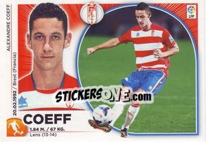 Sticker Coeff (10) - Liga Spagnola 2014-2015 n. 340 - Colecciones ESTE