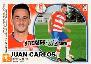 Sticker Juan Carlos (13) - Liga Spagnola 2014-2015 n. 343 - Colecciones ESTE