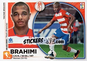 Sticker Brahimi (14) - Liga Spagnola 2014-2015 n. 344 - Colecciones ESTE