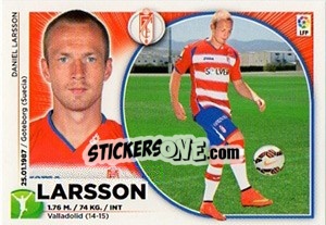 Sticker Larsson (16) - Liga Spagnola 2014-2015 n. 346 - Colecciones ESTE
