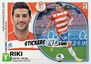 Sticker Riki (17) - Liga Spagnola 2014-2015 n. 347 - Colecciones ESTE