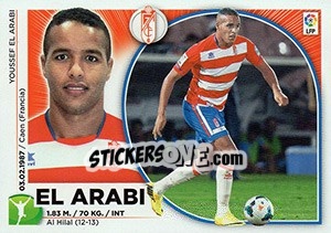 Sticker El Arabi (18) - Liga Spagnola 2014-2015 n. 348 - Colecciones ESTE