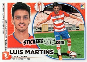 Sticker Luis Martins (19) - Liga Spagnola 2014-2015 n. 349 - Colecciones ESTE