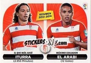 Figurina Resumen Granada (24) - Liga Spagnola 2014-2015 - Colecciones ESTE