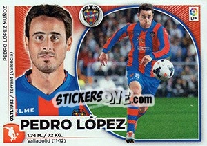 Sticker Pedro Lopez (3) - Liga Spagnola 2014-2015 - Colecciones ESTE