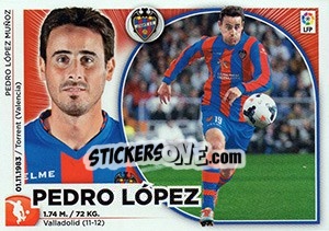 Sticker Pedro Lopez (3) - Liga Spagnola 2014-2015 n. 363 - Colecciones ESTE