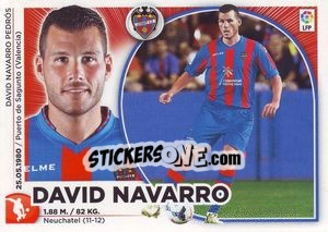 Sticker David Navarro (5) - Liga Spagnola 2014-2015 - Colecciones ESTE
