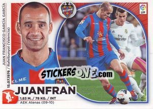 Sticker Juanfran (7) - Liga Spagnola 2014-2015 n. 367 - Colecciones ESTE
