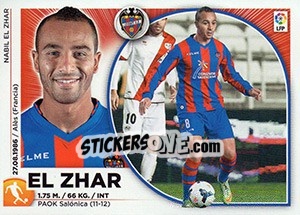 Sticker El Zhar (13) - Liga Spagnola 2014-2015 n. 373 - Colecciones ESTE