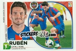 Figurina Ruben (16) - Liga Spagnola 2014-2015 - Colecciones ESTE