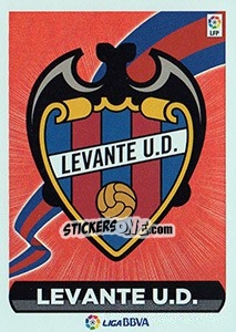 Figurina Escudo Levante (23) - Liga Spagnola 2014-2015 - Colecciones ESTE