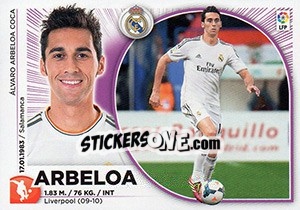 Sticker Arbeloa (3) - Liga Spagnola 2014-2015 - Colecciones ESTE