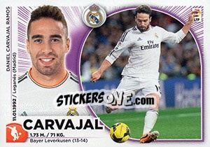 Sticker Carvajal (4) - Liga Spagnola 2014-2015 n. 394 - Colecciones ESTE