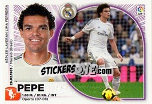 Sticker Pepe (7) - Liga Spagnola 2014-2015 - Colecciones ESTE