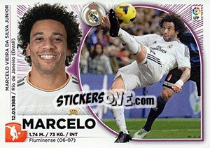 Sticker Marcelo (8) - Liga Spagnola 2014-2015 n. 398 - Colecciones ESTE